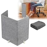 Infrarot Heizpaneel Mit Decke, Faltbarer Fußwärmer Elektrisch 3...