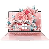 Zyphionix 14 Zoll pink Laptop, 8GB RAM 128G SSD,Windows 11 Pro,Dünnes und...