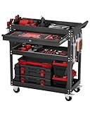 VEVOR Werkzeugwagen 830x350x826 mm, 160 kg Tragkraft, Werkstattwagen mit...