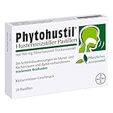 Die 20er Packung der Phytohustil Hustenreizstiller Pastillen in praktischen...