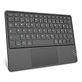 Fintie Kabellose Bluetooth Tastatur mit Touchpad, Tablet Tastatur Deutsch...