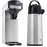 Melitta Filterkaffeemaschine für Isolierkannen, 170 MT, Edelstahl/Schwarz...