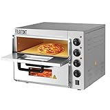 Fulgutonit Profi Doppel Pizzaöfen, 3000W Pizzaofen Elektrisch aus...