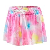 WAWSAM Kinder Mädchen Short 2 in 1 Active Kurze Hose Badeshorts Sporthose...