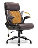 COLAMY Ergonomischer Chefsessel mit Lordosenstütze, gepolsterten...