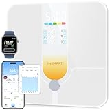 INSMART Smart Waage mit großem Display, 227KG/500lb Körperfettwaage mit...