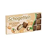Schogetten Macadamia Cookie 100g Schokoladentafel, Vollmilchschokolade mit...