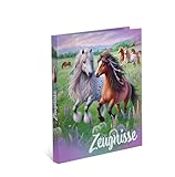 HERMA Zeugnismappe A4 Pferde, Zeugnisordner mit 10 Klarsichthüllen für 20...