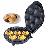 QUTBAG Mini-Waffeleisen, Antihaft-Pie-Maker-Cupcake-Maschine,...