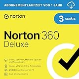 Norton 360 Deluxe 2024 | 3 Geräte | Antivirus | Secure VPN |...