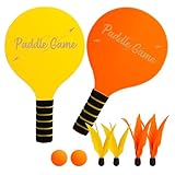 INPODAK Beach Ball Spiel Set,Strandball Schlägerset für Kinder,2...