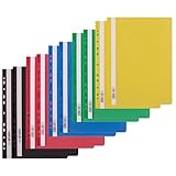 D.RECT Schnellhefter Klemmhefter Sichtmappe A4 aus PP-Kunststoff mit...