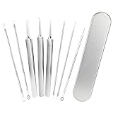 Pavlleen Mitesserentferner Set 8 PCS Edelstahl Akne Pickel Entferner,...