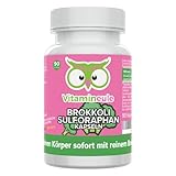 Brokkoli Sulforaphan Kapseln - hochdosiert - 400 mg Extrakt - 40 mg...