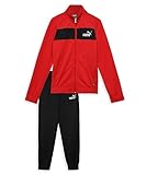 PUMA Jungen Poly Suit Cl B Trainingsanzug, Rot (High Risk Red), 152 EU