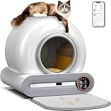 Katzenklo Selbstreinigend XXL, Elektrisches Katzentoilette - 65L...