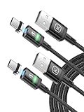 Kuulaa Magnetisches USB-C-Ladekabel, 2 Stück, 3 A, magnetisches USB-Kabel...