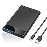 POSUGEAR Festplattengehäuse 2,5 Zoll, 6Gbps USB C 3.1 Gen 2 Externes...