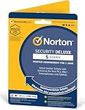 Norton Virenscanner Programm - Security Deluxe 5 Geräte für 1 Jahr - 2024...