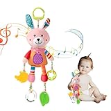 HTRTRR Kinderwagenspielzeug, Kinderspielzeug, hängende Rasseln,...