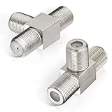 Superbat SAT F Verbinder/F Typ Splitter /3X F-Buchse/TV Adapter...