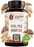 Vitalpilz Komplex - 60 Pilz Komplex Kapseln - 7 kraftvolle Pilze -...