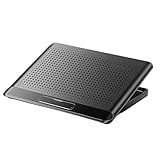 Verstellbare Laptop-Kühler-Riser-Basis, leises Lüftergerät aus...