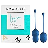 AMORELIE Liaison 2.0 – Liebeskugel-Set 56g & 72g | Beckenbodentrainer...