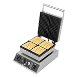 30*36*24.5cm Kommerzieller Waffelbereiter, Waffelmaschine, Elektrischer...