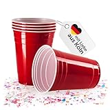 Vivaloo Partybecher 50 Stück - 473 ml Plastikbecher wiederverwendbar -...