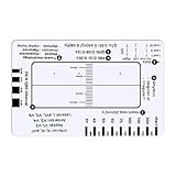 EKG 7-stufiges Lineal-Kartenwerkzeug, geeignet für Kardiologen,...