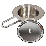 HaseMed Steckbecken mit Deckel – Edelstahl, 31 cm, 1 Stück –...