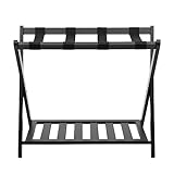 Kofferständer mit Ablagefächern,Aus 2-stöckiger Reisekofferhalter,...