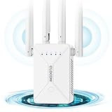 QLOCOM 2024 Neuestes WLAN Verstärker 1200Mbit/s, WiFi Booster Dual Band...