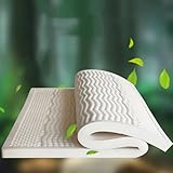 Matratzenauflage aus Naturlatex, 100 % weich und faltbar, 10,2 cm, nicht...