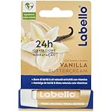 Labello Vanilla Buttercreme 5,5 ml, Lippenbalsam mit Vanilleduft,...