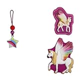 Step by Step Magic MAGS Schleich bayala® Regenbogeneinhorn, rosa, 3-TLG, 2...