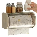 Küchenrollenhalter – Seidenpapierhalter, Serviettenrolle, Wandmontage,...