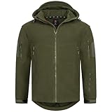 Höhenhorn 42Q14+ZWL4 Biferten Herren Militär Fleecejacke Grün Gr. L