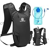 KAMCYCLE Trinkrucksack mit Thermofach | Laufrucksack mit Trinkblase 2l,...