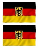 TPZORJX Fahne/Flagge mit Zwei Metallösen zur Befestigung und zum Hissen -...