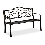 Relaxdays Gartenbank Antik 2 Personen, Balkon, Terrasse, Premium...