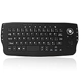 Docooler E30 2,4 GHz Wireless Keyboard mit Trackball Maus Scrollrad...