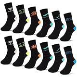 L&K-II 12er Kindersocken Sportsocken für Jungen Junior aus Baumwolle...