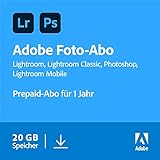 Adobe Creative Cloud Foto-Abo mit 20GB: Photoshop und Lightroom | 1...