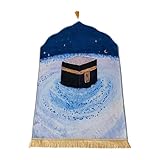 Oxxggkao Muslimische Gebetsdecke 65 X 100 cm Tragbarer Teppich Weiche Dicke...
