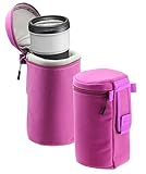 Navitech Lila Wasserdicht Kameraobjektiv Schutzhülle Tasche - Kompatibel...
