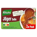 Knorr Jäger Soße leckere braune Sauce ohne geschmacksverstärkende...