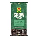 COMPO GROW ORGANIC Aussaaterde 5L - Light Mix Substrat - Erde zur Aussaat...