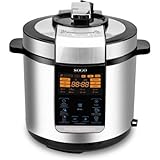 SOGO Multicooker mit 17 Kochfunktionen, 6 Liter Schnellkochtopf, Slow...